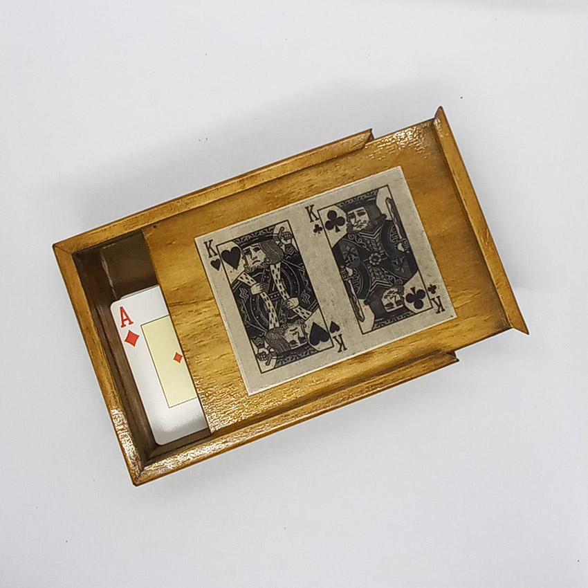 Caja libro baraja cartas francesa en su interior - ✔️ Caja de naipes  original